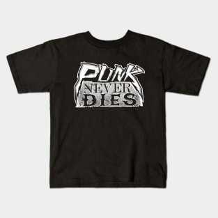 Punk never dies Kids T-Shirt